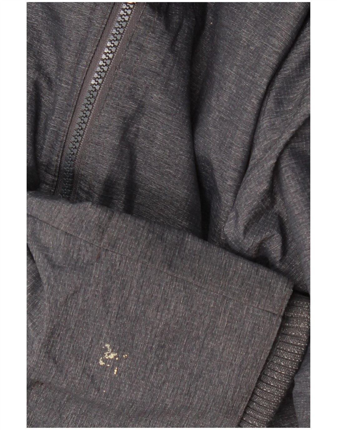 SUPERDRY Chaqueta cortavientos con estampado Windcheater para mujer, talla 40, talla grande, gris