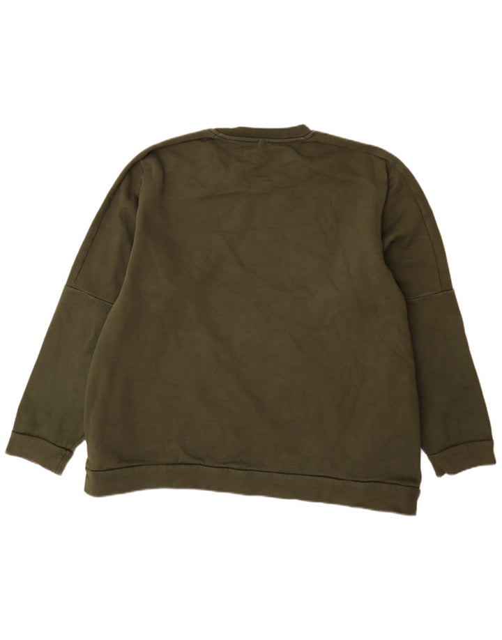 Adidas Hombre Sudadera Jumper 2XL Caqui Algodón