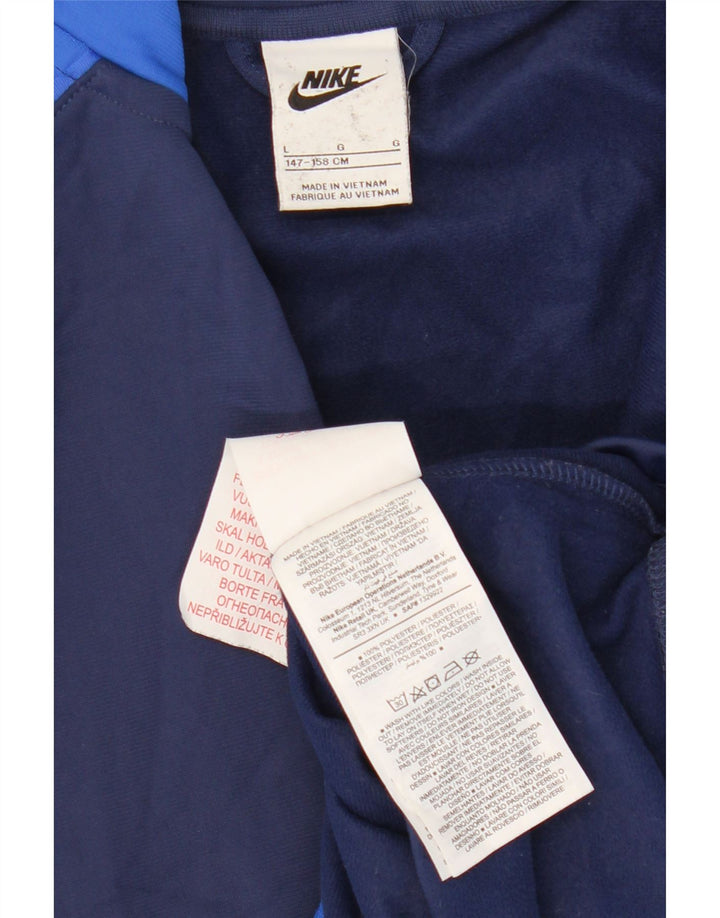 Nike - Chaqueta de chándal para niño, 12-13 años, talla grande, color azul marino