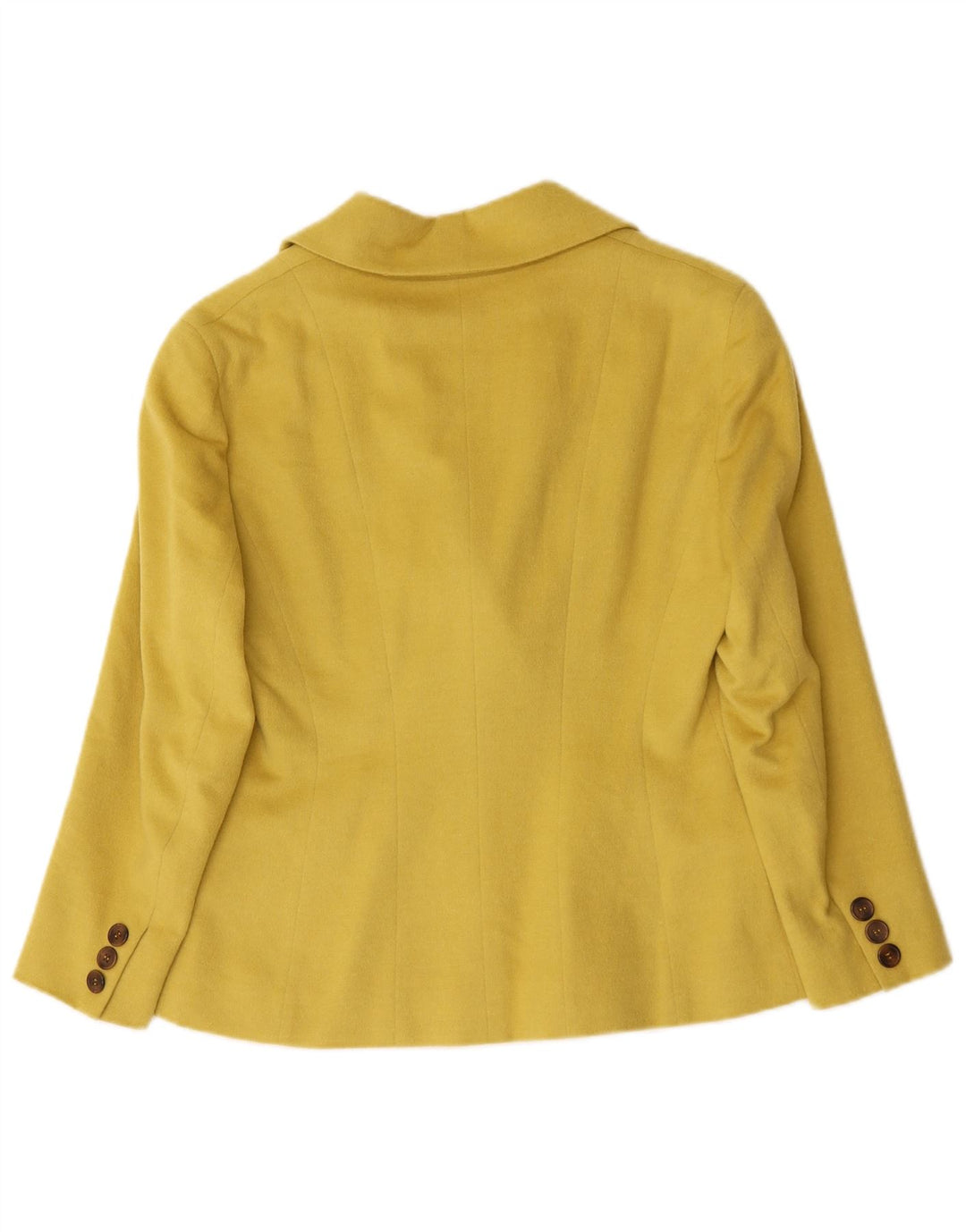 Chaqueta Blazer de Manga 3/4 para Mujer Trussardi IT 42 Amarillo Medio
