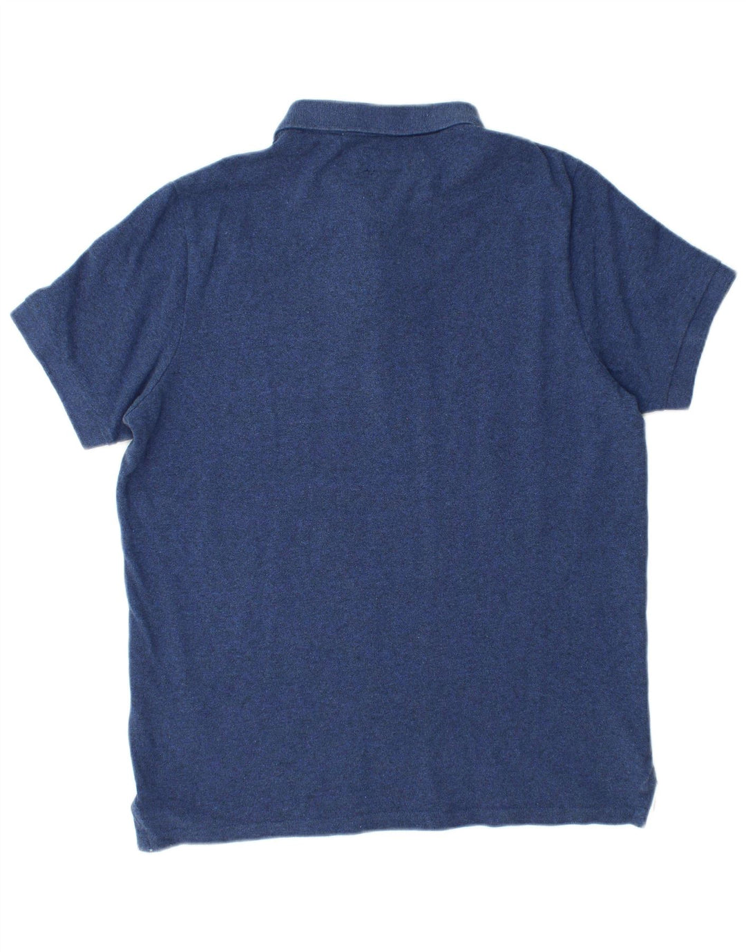 Superdry Polo para hombre de algodón azul marino grande