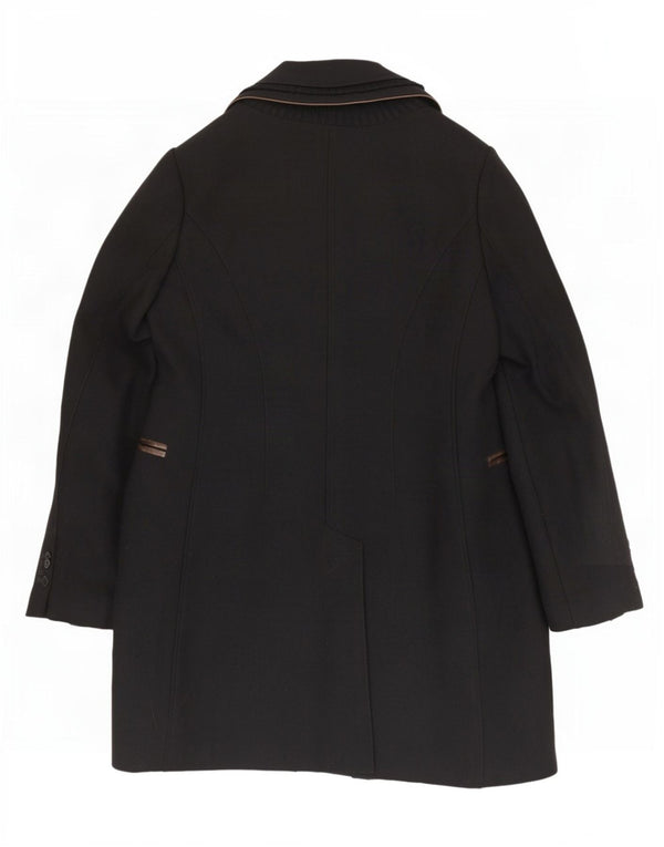 Abrigo Mujer Mabrun IT 48 XL Lana Virgen Negra