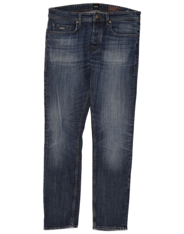 Vaqueros Hugo Boss Taber Tapered para hombre W34 L32 Algodón azul