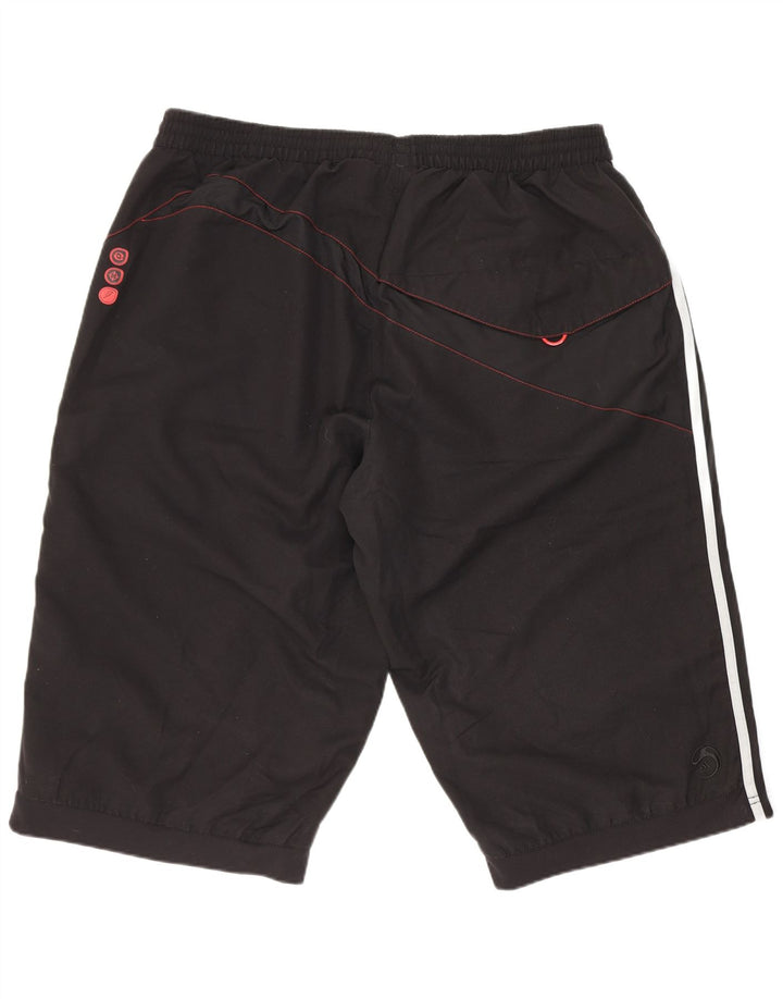 Adidas Pantalones cortos deportivos para hombre XL Negro Poliéster