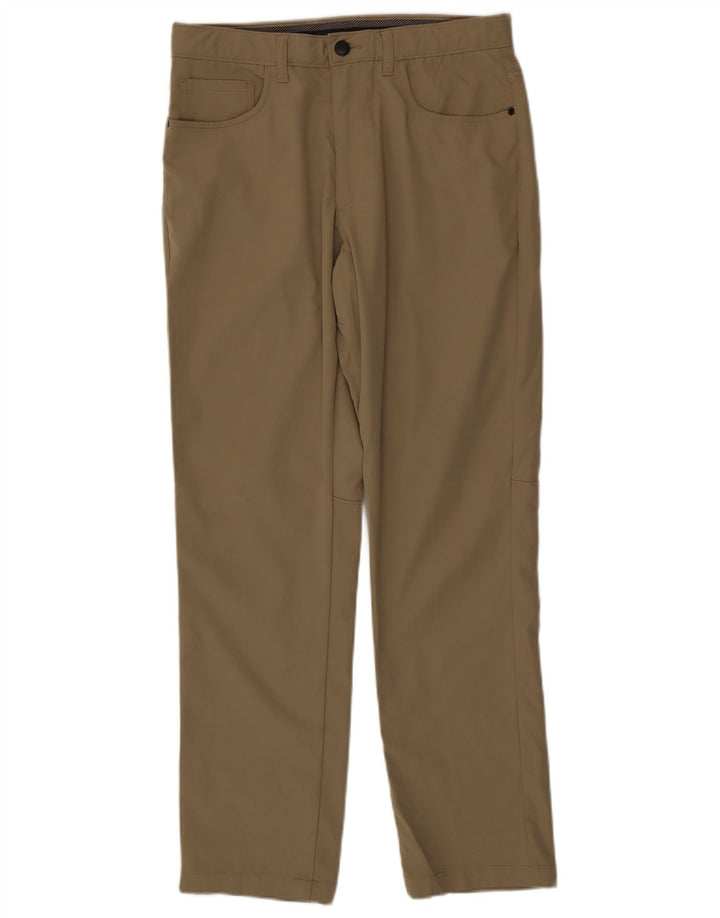 Pantalones informales rectos Lee para hombre W32 L32 Poliéster beige