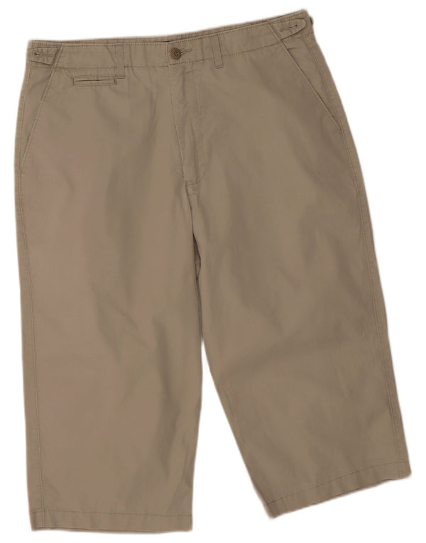 Marks & Spencer Bermudas Blue Harbor para hombre W34 Algodón beige grande