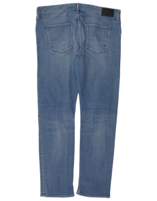 Tommy Hilfiger Vaqueros ajustados Bleecker para hombre W36 L32 Algodón azul
