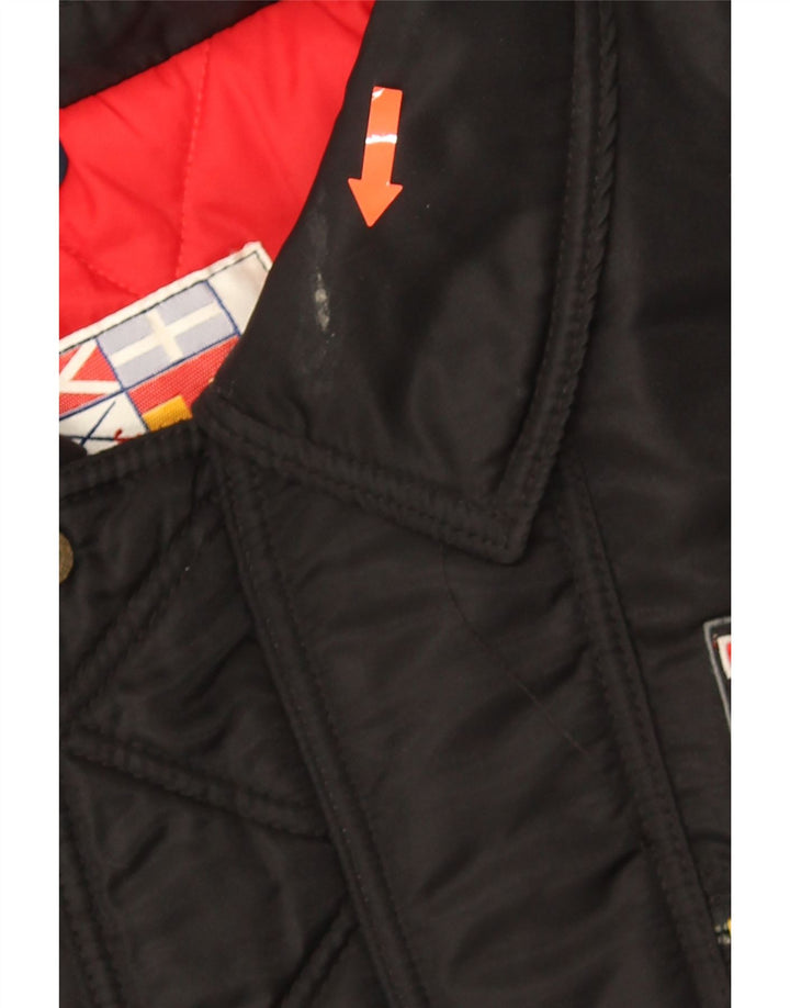 Polbot Chaqueta Bomber Acolchada Hombre UK 42 XL Poliamida Negra