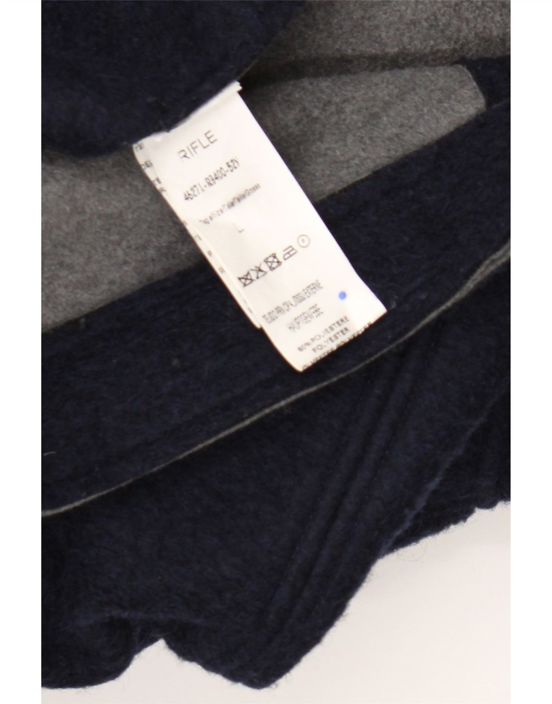 Rifle Chaqueta militar para hombre UK 40 Grande Poliéster azul marino