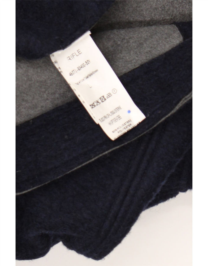 Rifle Chaqueta militar para hombre UK 40 Grande Poliéster azul marino