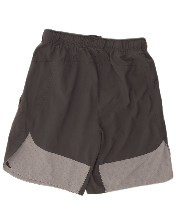 Nike - Pantalones cortos deportivos Dri Fit para hombre, poliéster, color gris pequeño