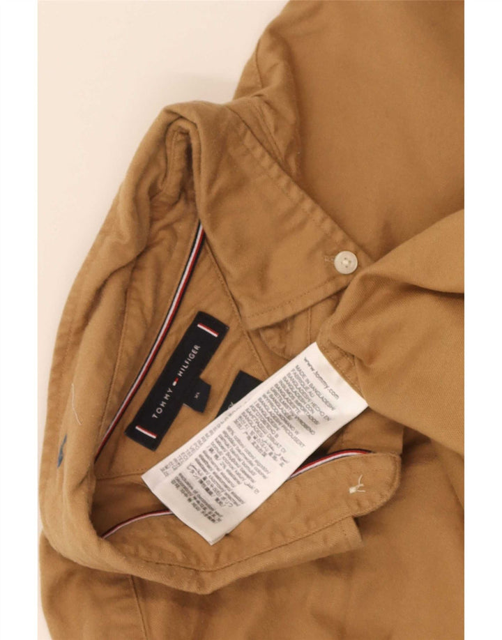 Camisa Tommy Hilfiger Hombre XL Algodón Beige
