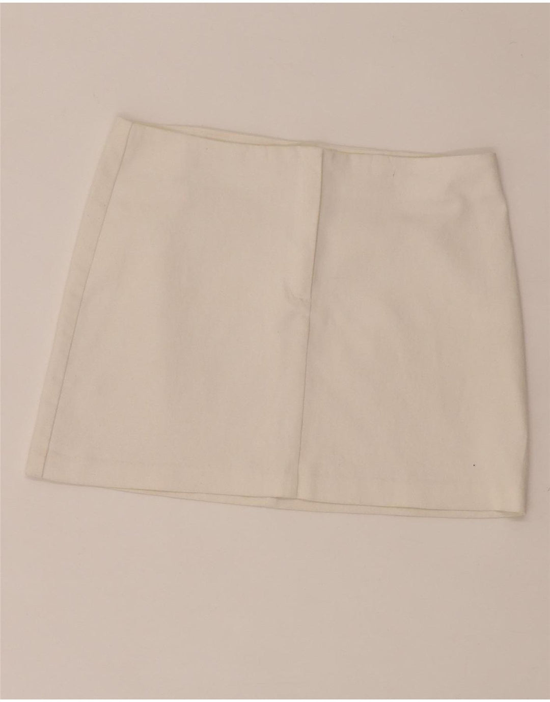 Minifalda Benetton Mujer W28 Mediano Blanco