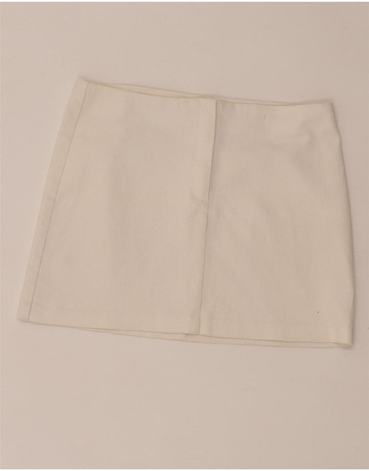 Minifalda Benetton Mujer W28 Mediano Blanco