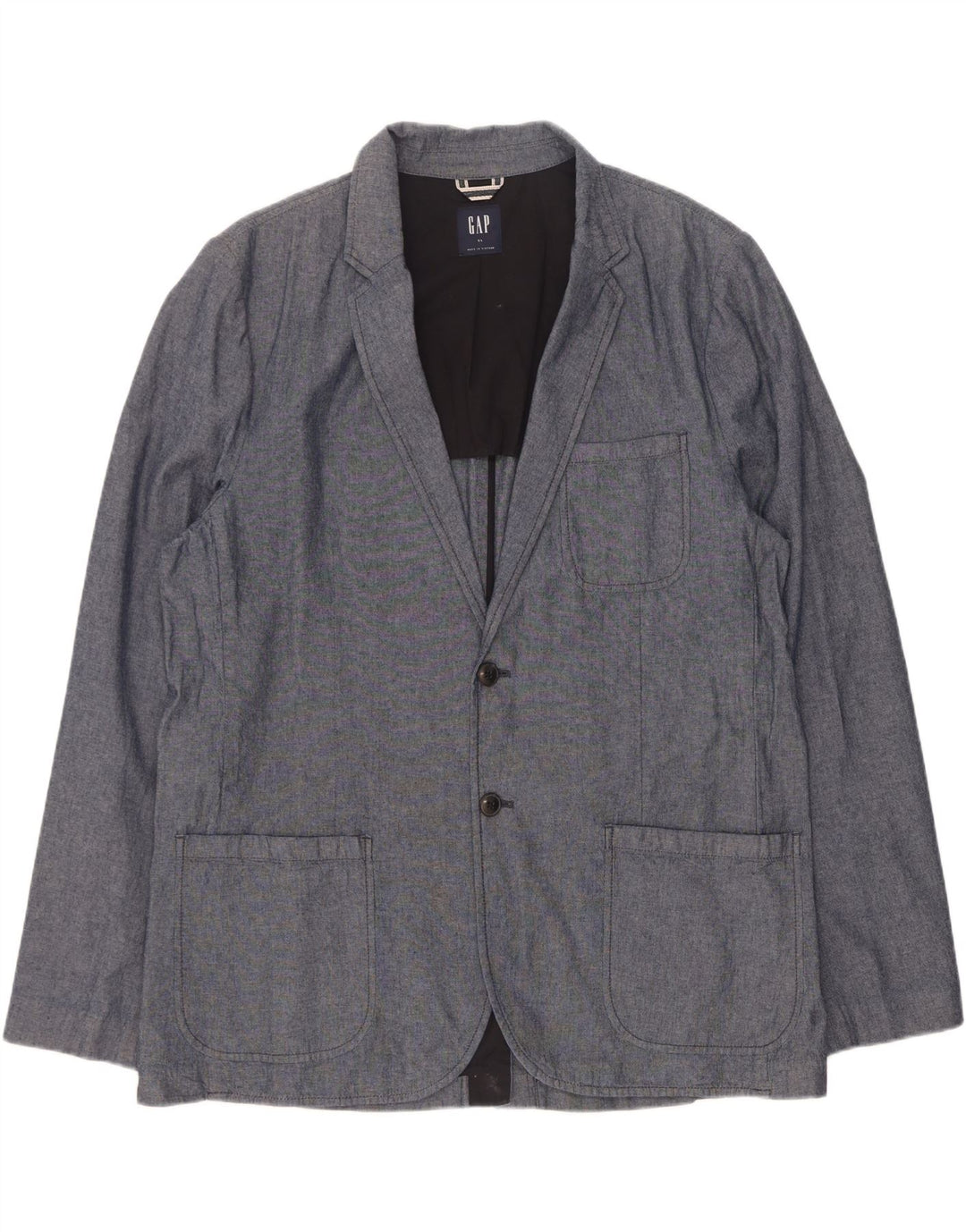 Gap Chaqueta tipo blazer de 2 botones para hombre UK 42 XL Algodón azul marino