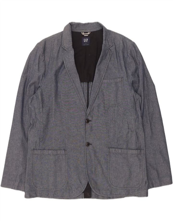 Gap Chaqueta tipo blazer de 2 botones para hombre UK 42 XL Algodón azul marino