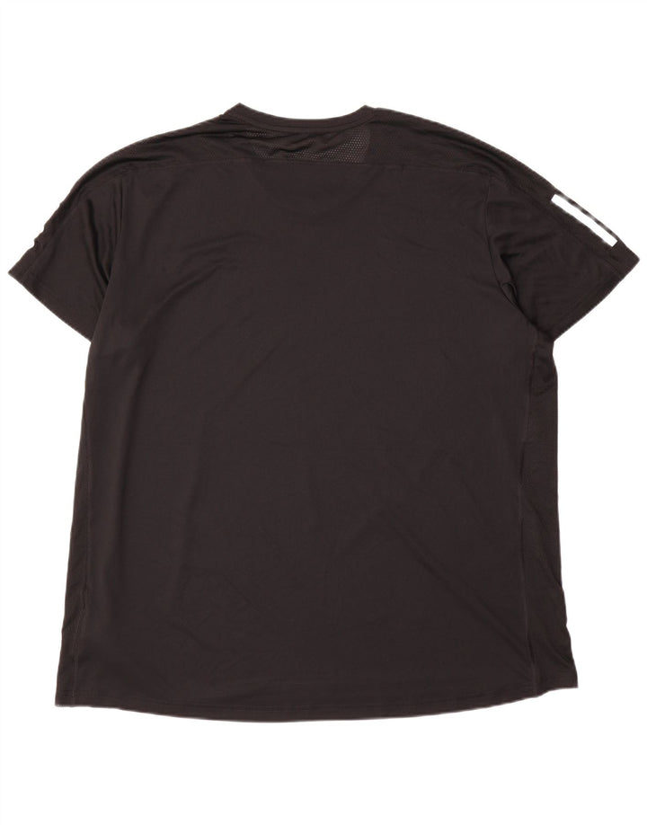 ADIDAS Camiseta Aeroready para hombre Top 2XL Poliéster negro