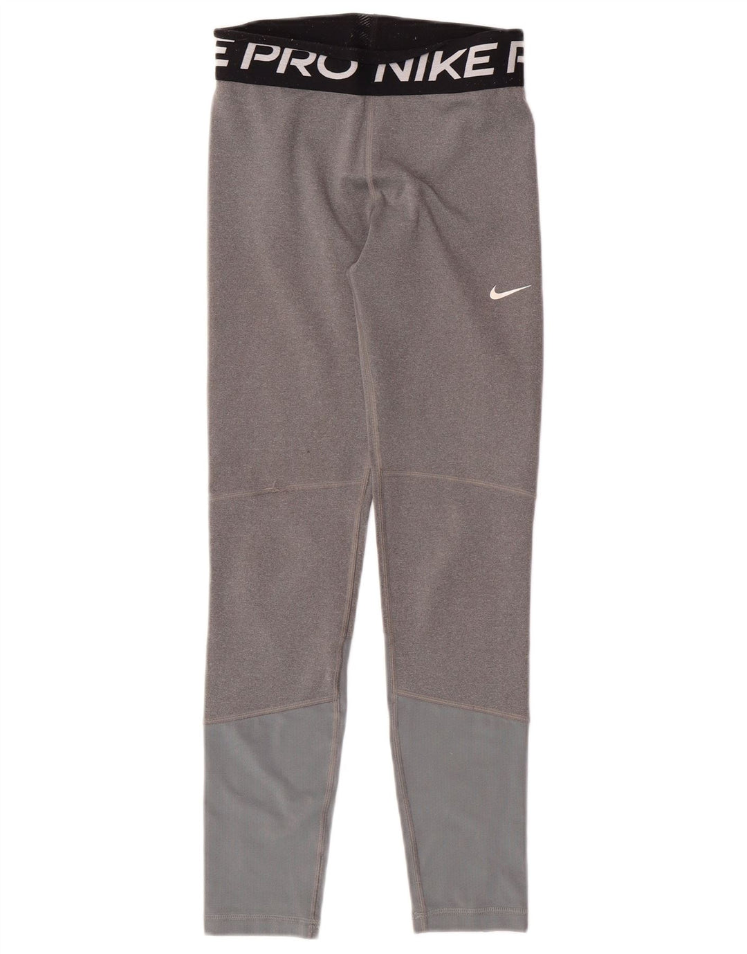 Leggings NIKE Dri Fit Graphic para niñas 12-13 años Grande Gris Colorblock