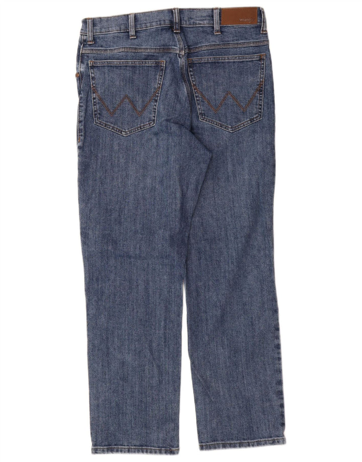 Vaqueros Wrangler Hombre Rectos W34 L30 Algodón Azul