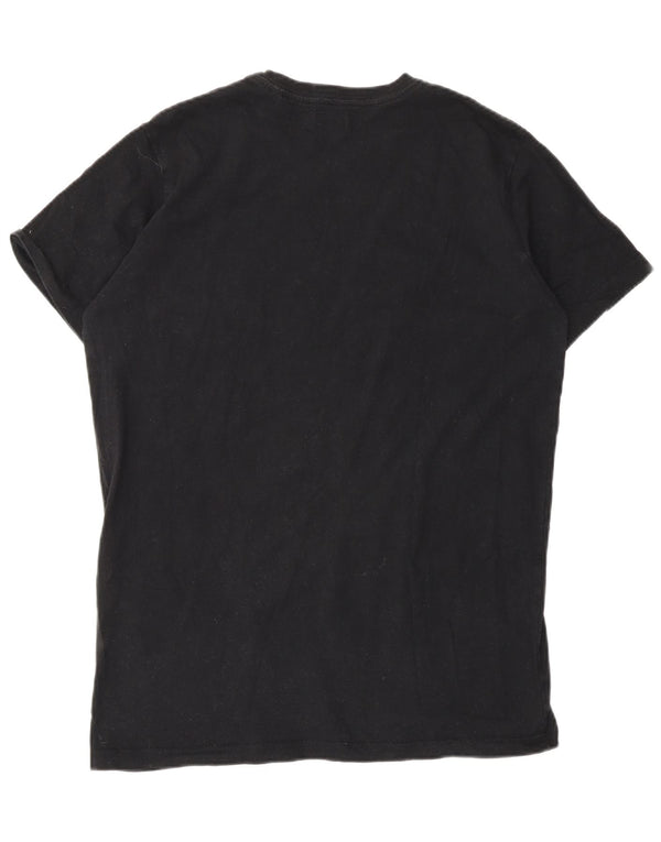 Diesel Camiseta Gráfica para Hombre Top Grande Negro