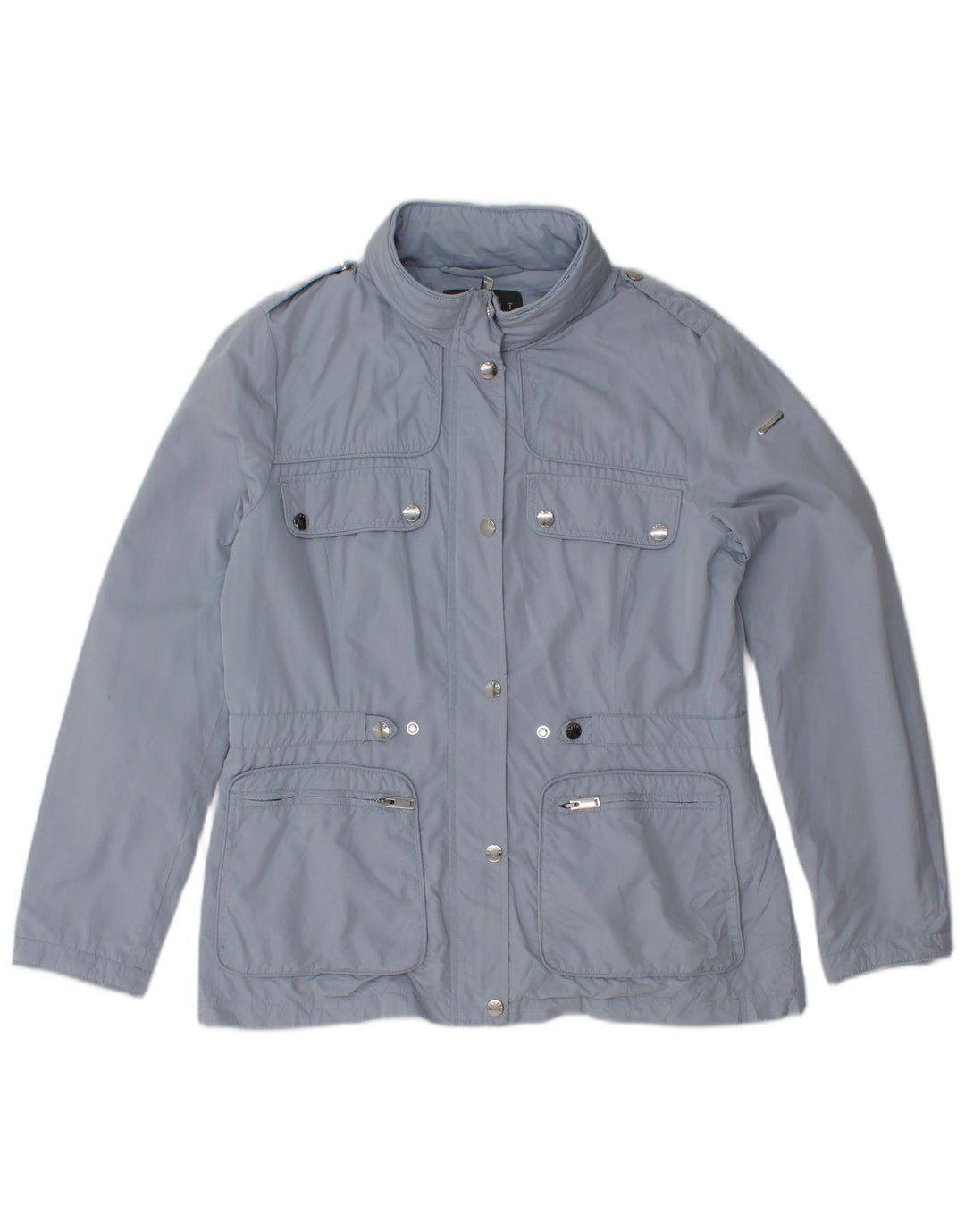 ESPRIT Chaqueta militar para mujer UK 12 Poliéster azul medio