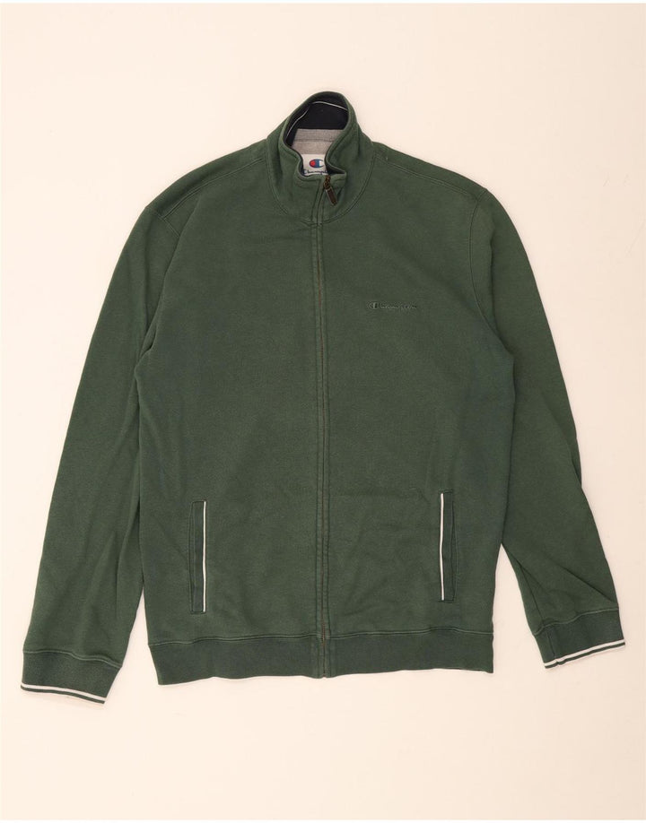 Champion Chaqueta De Chándal Para Hombre XL Algodón Verde