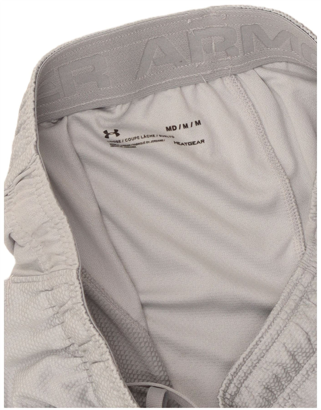 Pantalones cortos deportivos Under Armour Heat Gear para hombre gris medio