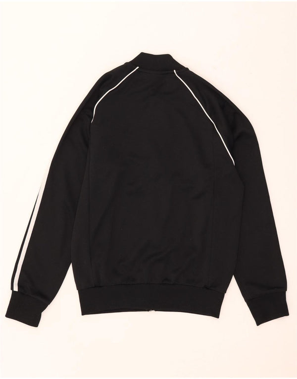 Adidas Hombre Chándal Top Chaqueta Pequeña Poliéster Negro