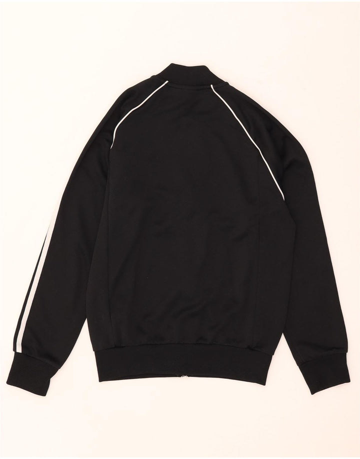 Adidas Hombre Chándal Top Chaqueta Pequeña Poliéster Negro