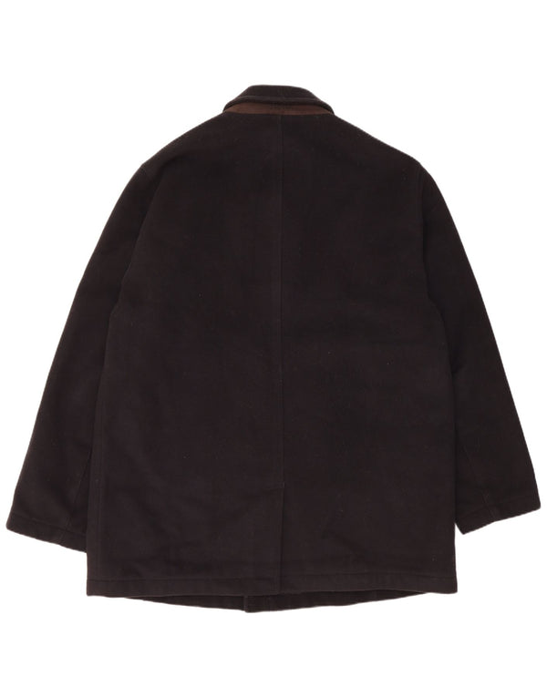 Bugatti Abrigo para hombre UK 42 XL Lana negra