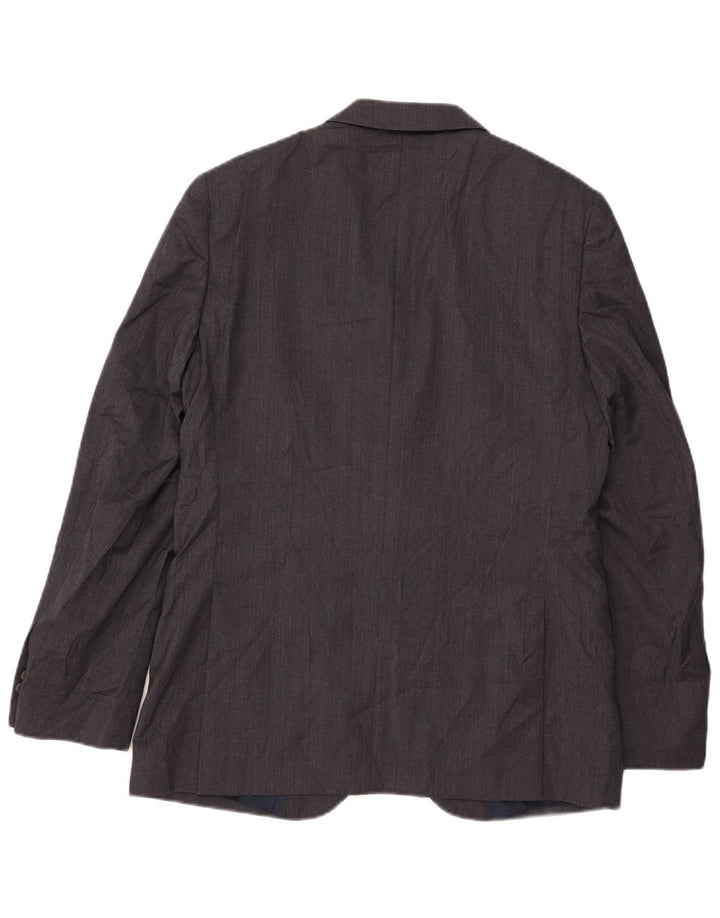 Massimo Dutti Chaqueta Blazer De 2 Botones Hombre EU 50 Lana Gris Medio