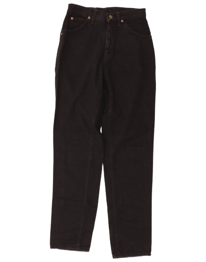 Vaqueros cónicos de cintura alta para mujer LEE W28 L33 Algodón negro