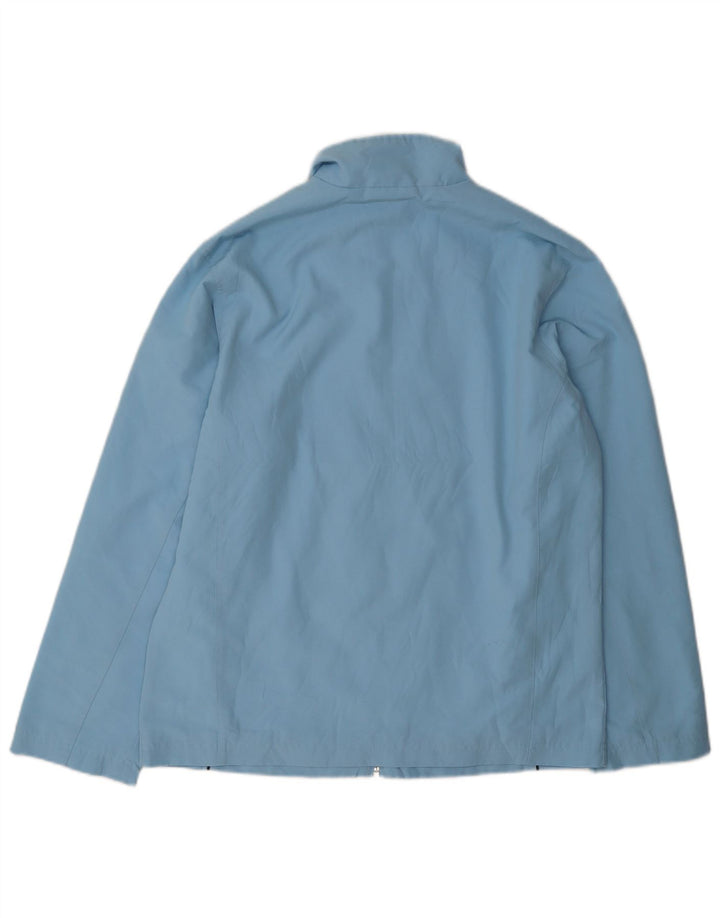Adidas Mujer Chándal Top Chaqueta UK 12 Medio Azul Poliéster