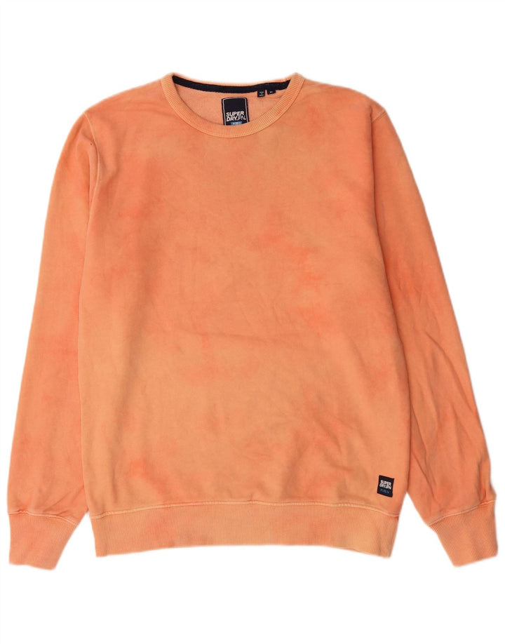 Superdry Sudadera Jumper XL Naranja Tie Dye Algodón