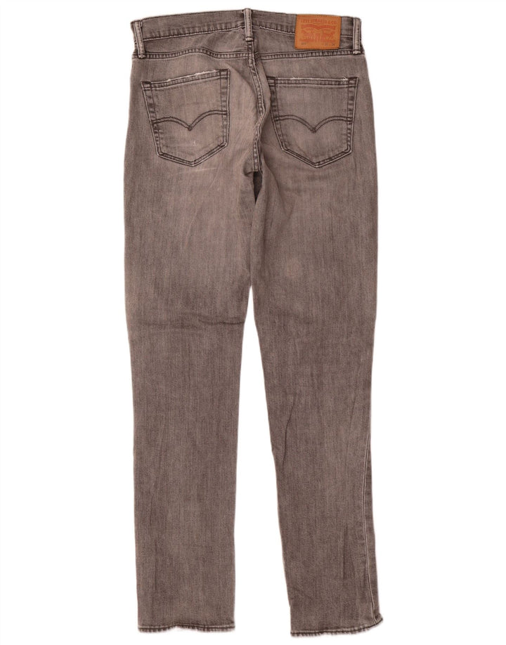 Levi's Hombre 511 Slim Jeans W31 L34 Algodón Gris