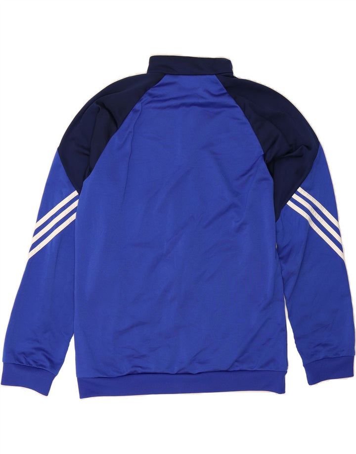 ADIDAS Mens Tracksuit Top Jacket Medium Blue Polyester Vintage Adidas and Second-Hand Adidas from Messina Hembry 