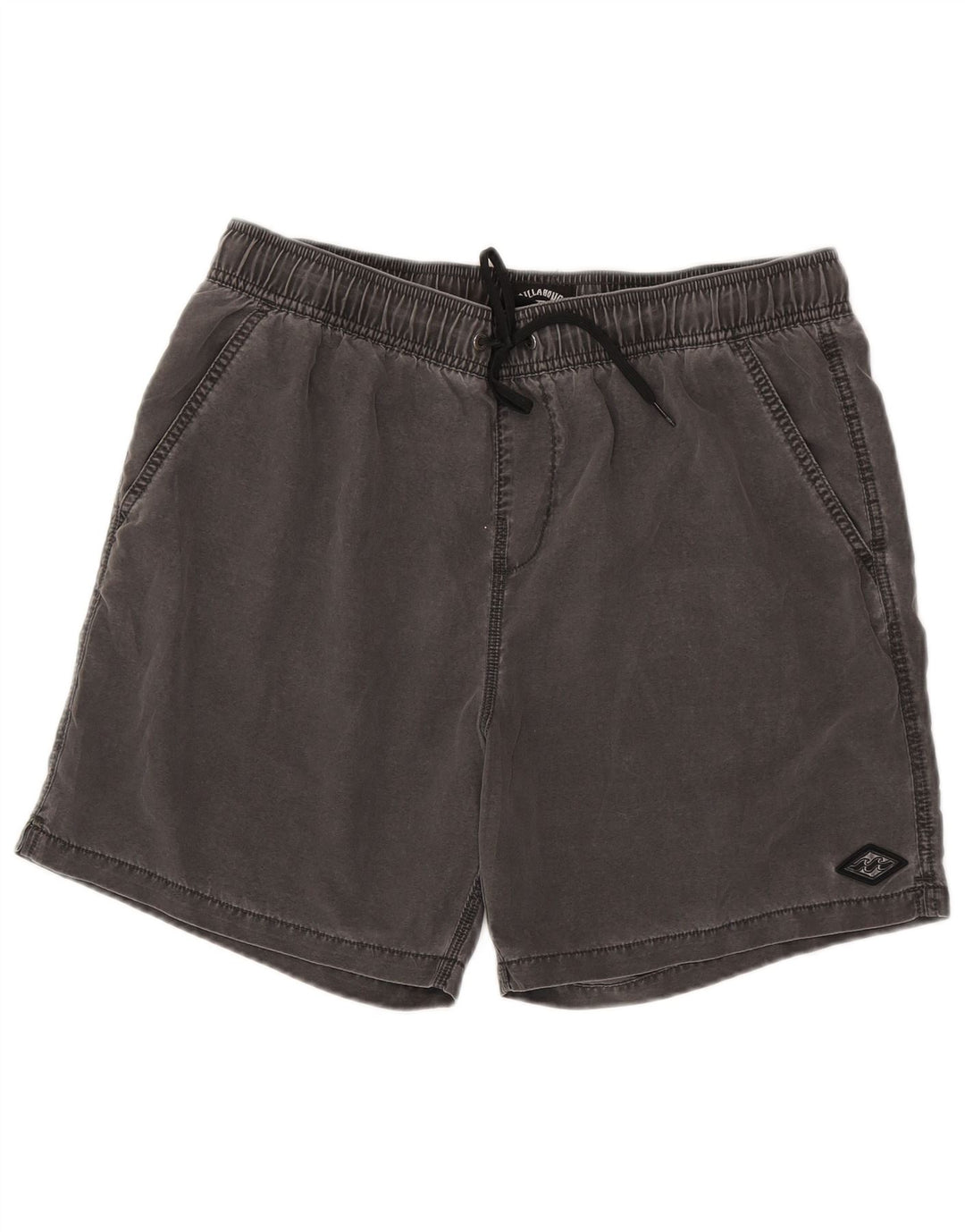 Pantalones cortos Billabong para hombre grande W34 poliéster gris