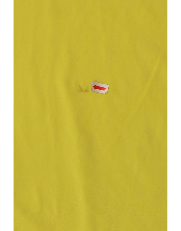 Camiseta Nike Dri Fit para hombre Top deportivo de poliéster amarillo grande