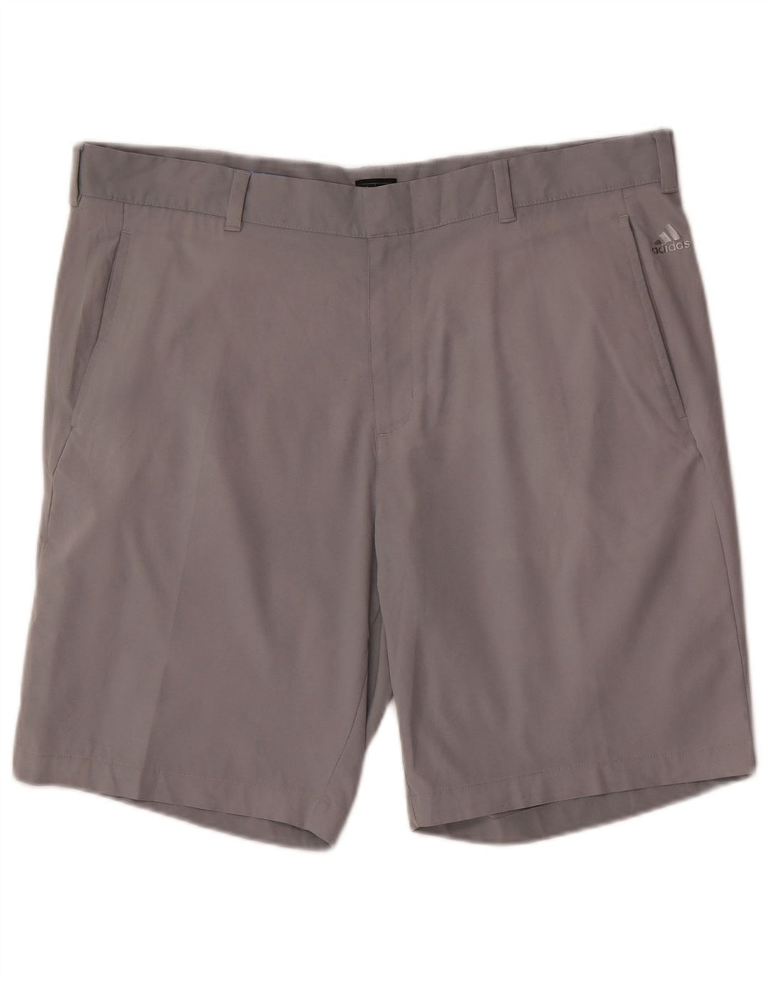 Adidas Mens Chino Shorts W38 XL Gris Poliéster