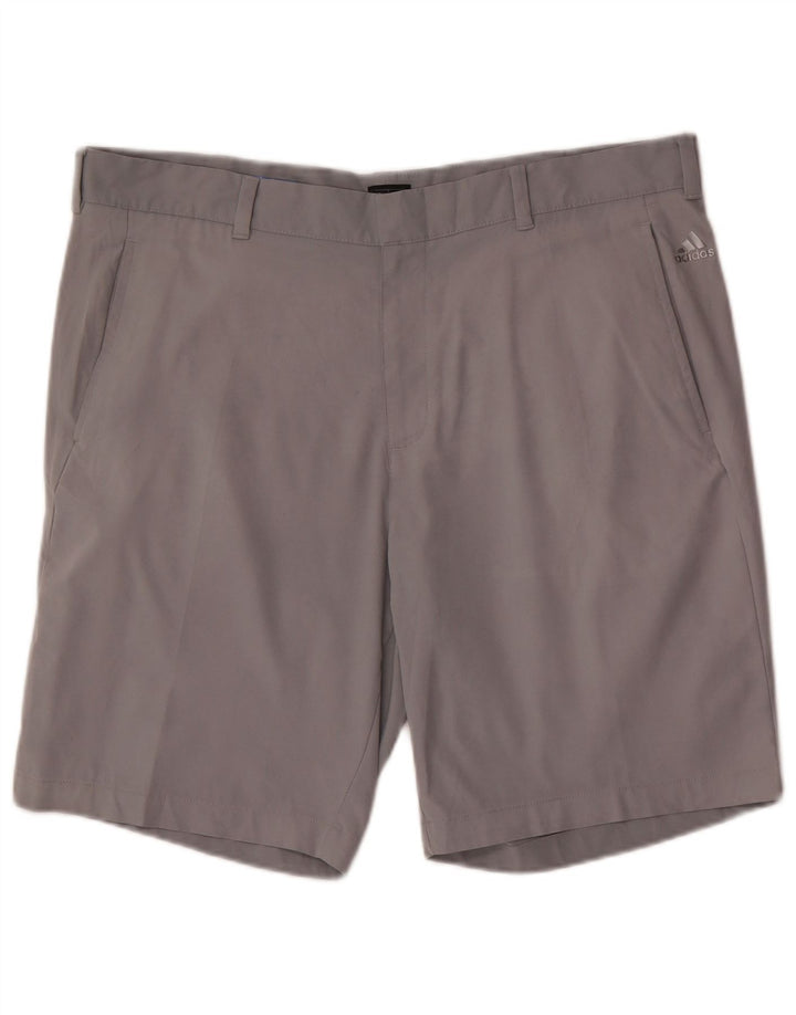 Adidas Mens Chino Shorts W38 XL Gris Poliéster