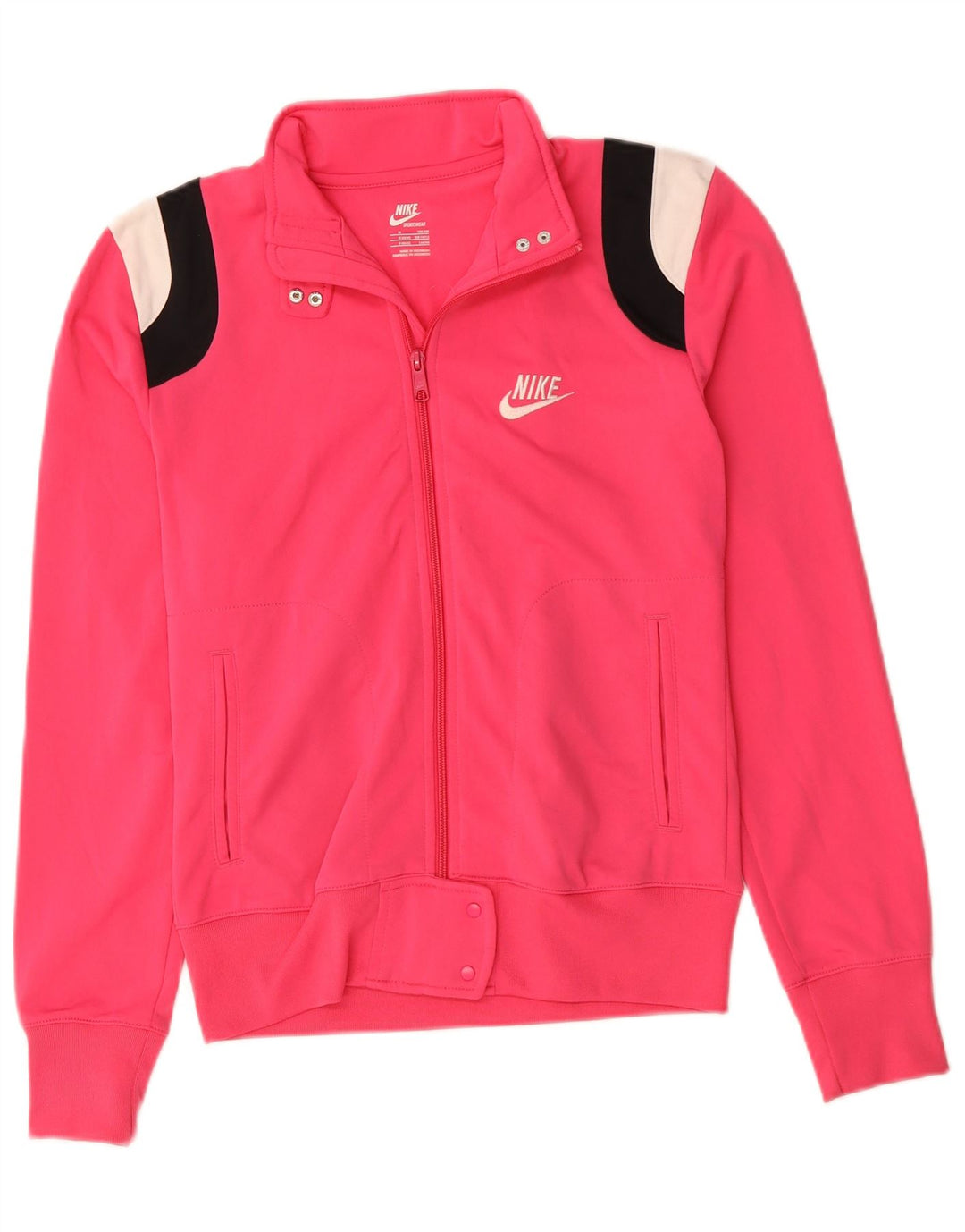 NIKE - Chaqueta de chándal para mujer (talla 40), color rosa medio, poliéster