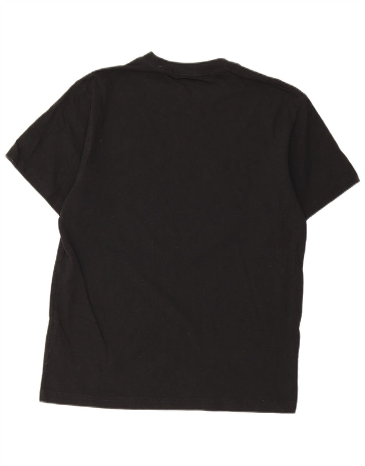 Carhartt Hombre Camiseta Gráfica Top Medio Algodón Negro