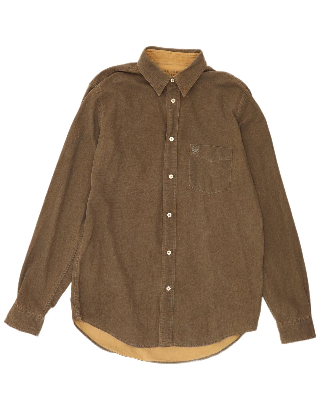 Murphy & Nye Camisa para hombre grande de algodón caqui