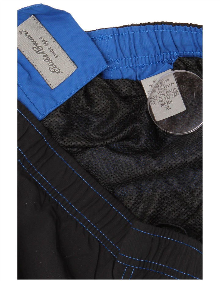EDDIE BAUER Bañador Hombre XL Nylon Color Block Negro