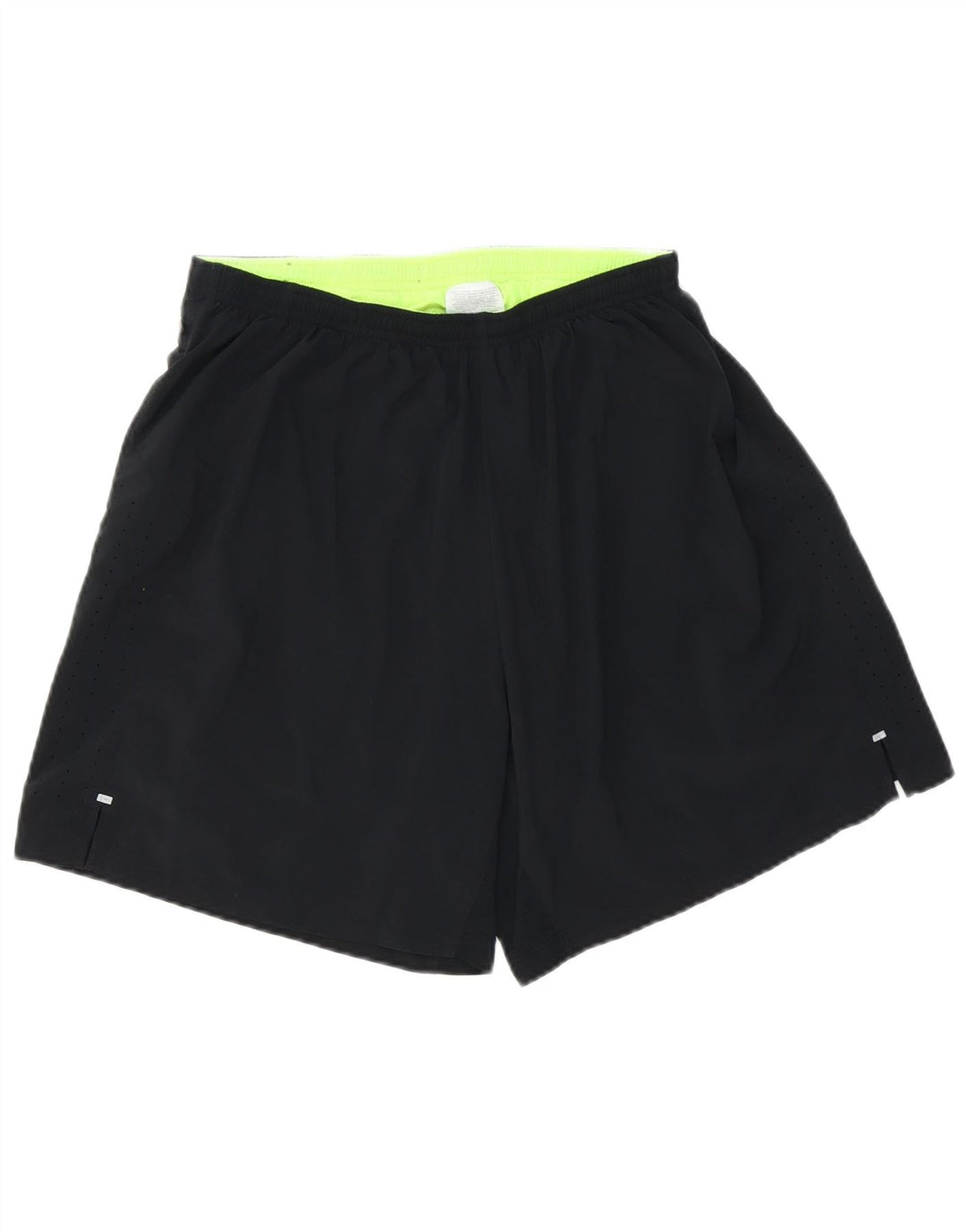 NIKE Pantalones cortos deportivos Dri Fit para hombre, poliéster negro grande
