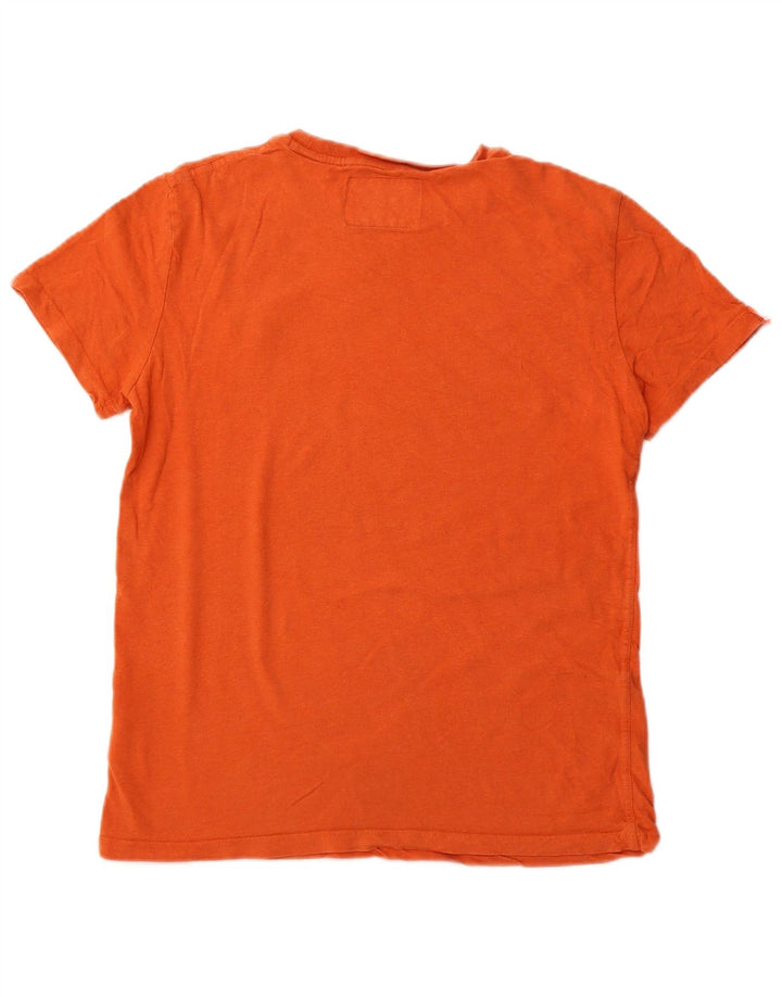 Superdry Camiseta Gráfica Para Hombre Top Small De Algodón Naranja