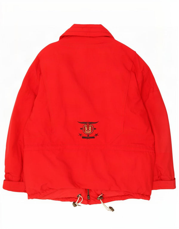 Chaqueta utilitaria vintage para hombre IT 54 2XL Poliamida roja