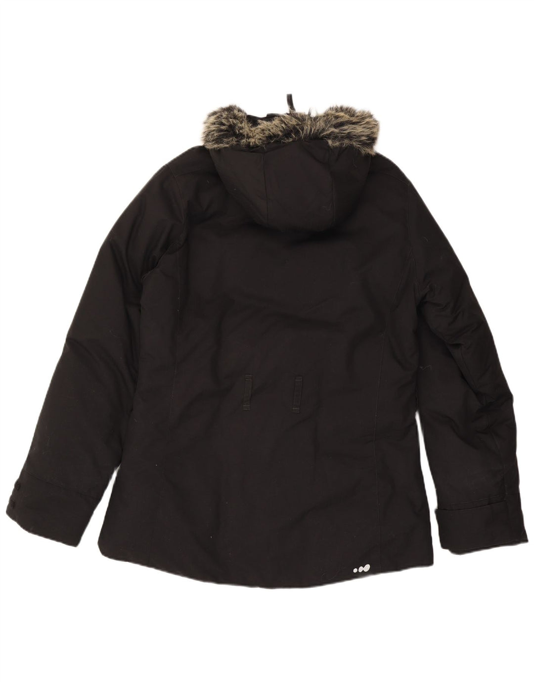 Wed'Ze Chaqueta cortavientos con capucha para mujer UK 44 Mediana Poliamida negra