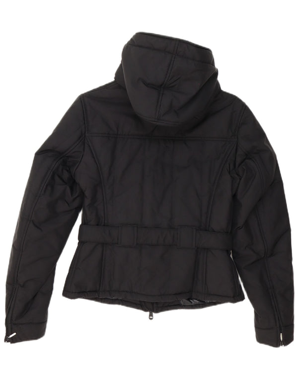 Refrigiwear Chaqueta cortavientos con capucha Cruz para mujer UK 12 Medium Black