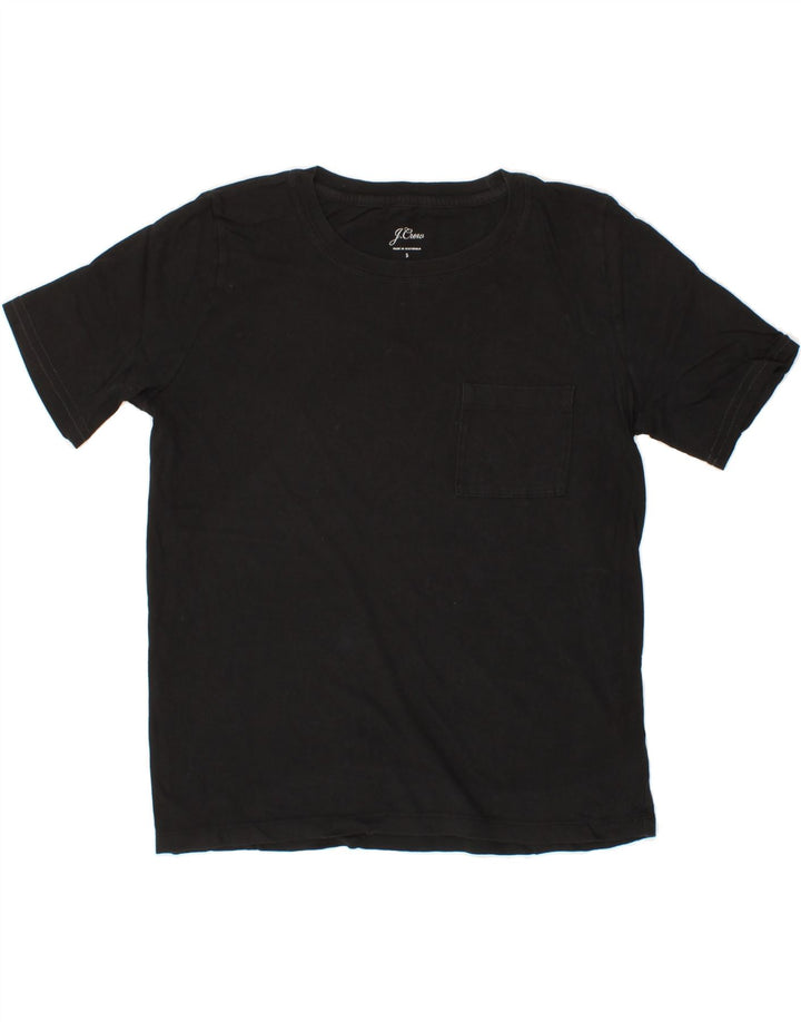 J. CREW Womens Oversized T-Shirt Top UK 10 Small Black Cotton Vintage J. Crew and Second-Hand J. Crew from Messina Hembry 